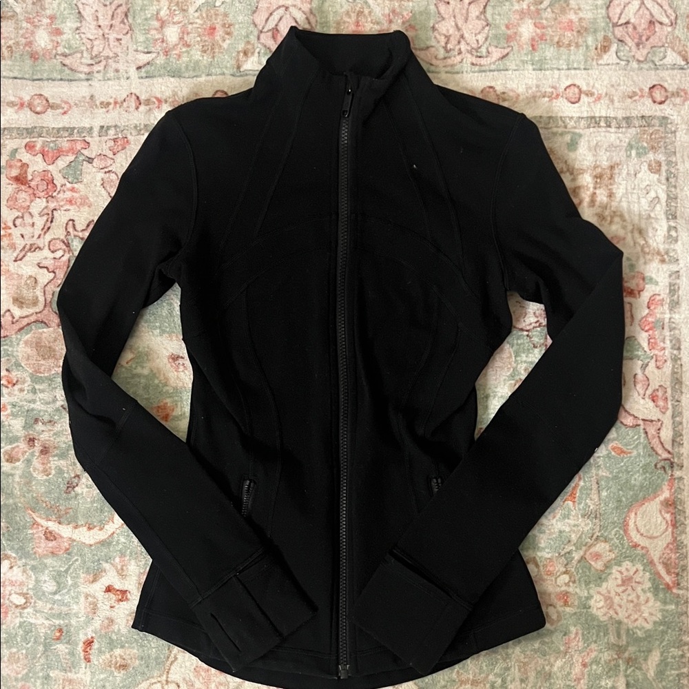 Women's Black Lululemon define jacket